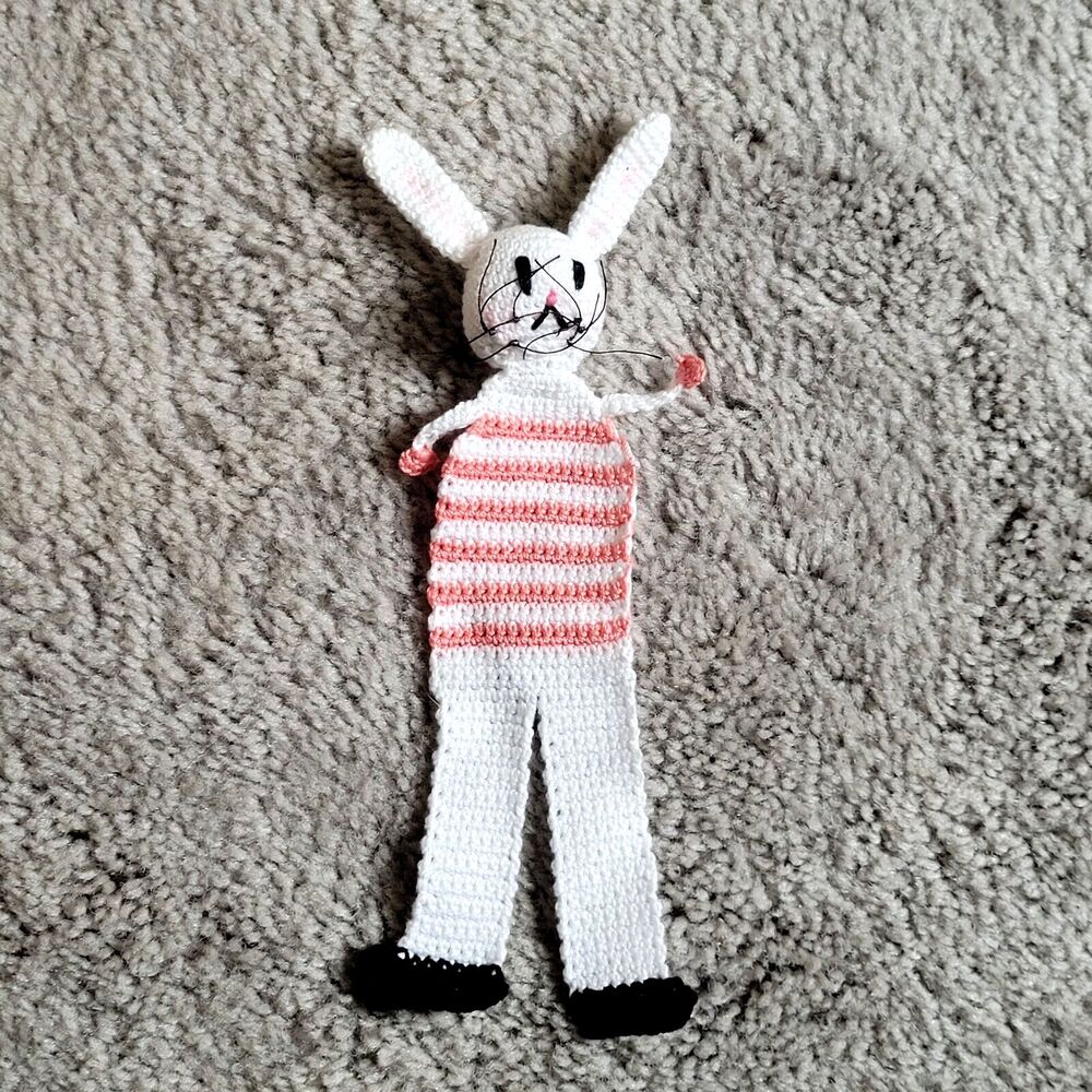 Mouse Handmade Crochet Bookmark Pink White Funny Book Lover Unique Gift